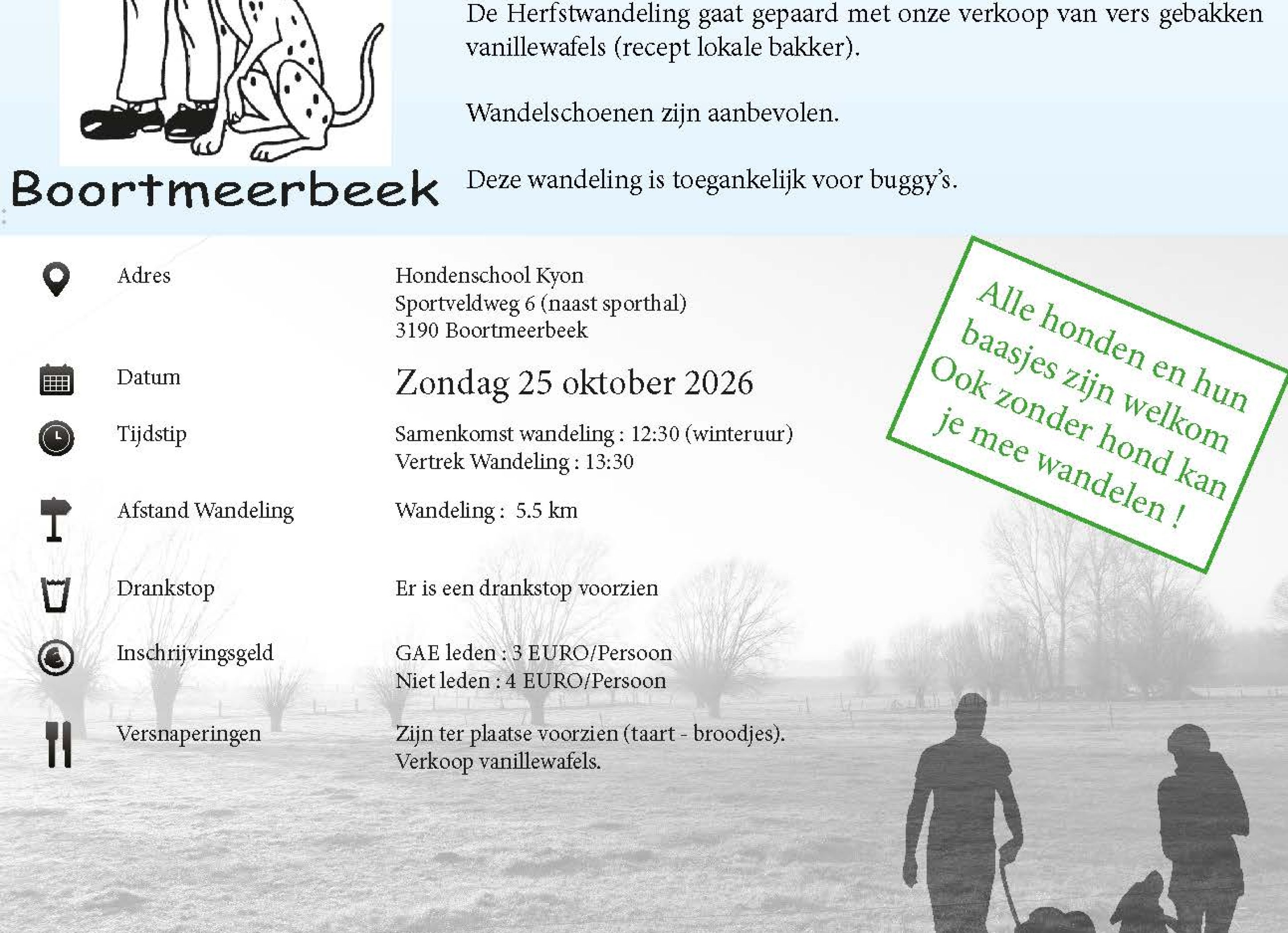Affiche-Wandeling Boortmeerbeek